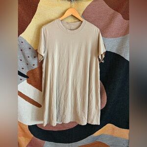 lululemon athletica Beige T-Shirt Dress